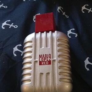 Mario Lopez Red Silver and Red Bottle...Free Gift Who Doesn't Like Free!!!!!!!!!